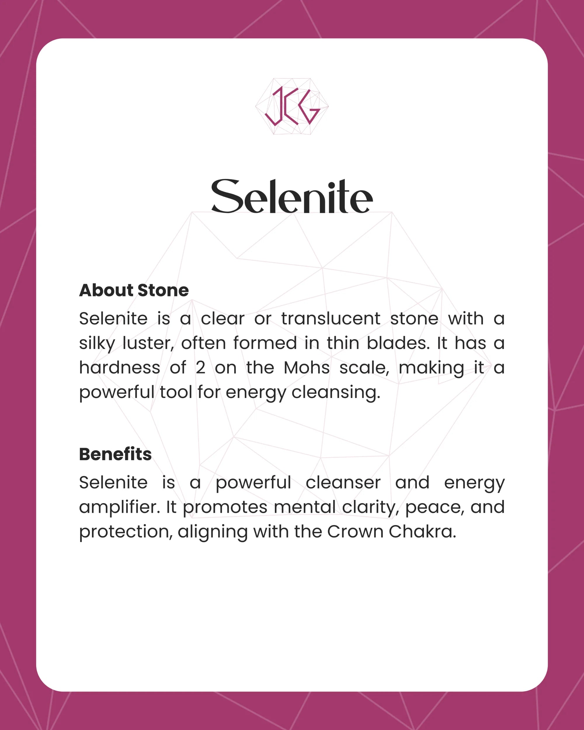 Selenite Bracelet - Jaipur Crystal Gems