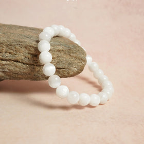Selenite Bracelet - Jaipur Crystal Gems