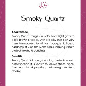 Smokey Quartz Bracelet Jaipur Crystal Gems