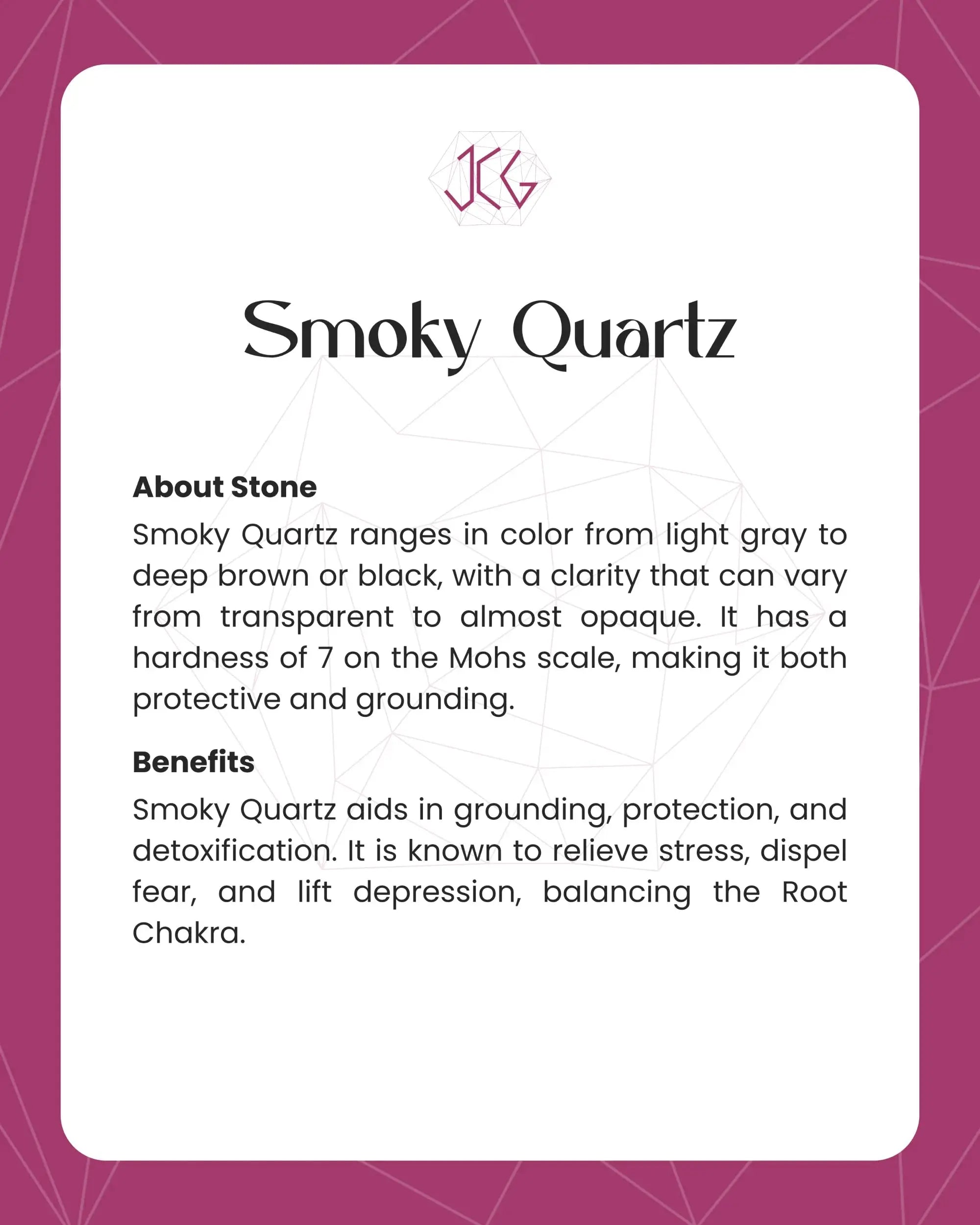 Smokey Quartz Bracelet Jaipur Crystal Gems