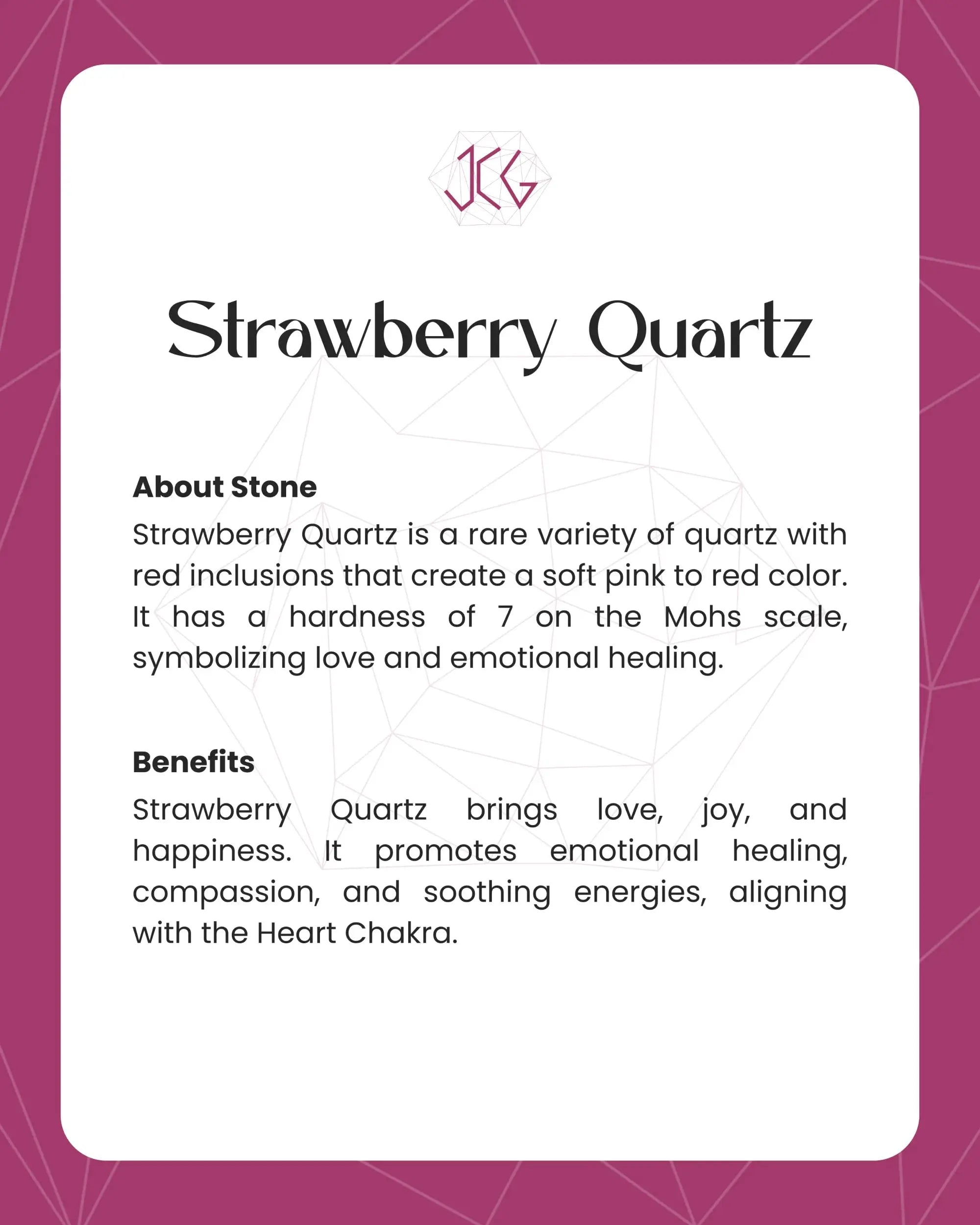 Strawberry Quartz Bracelet Jaipur Crystal Gems