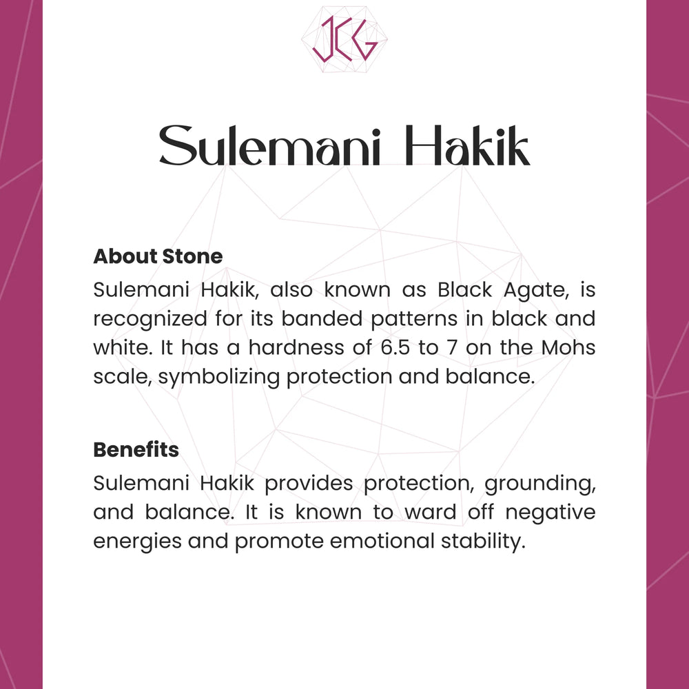 Sulemani Hakik Bracelet - Jaipur Crystal Gems
