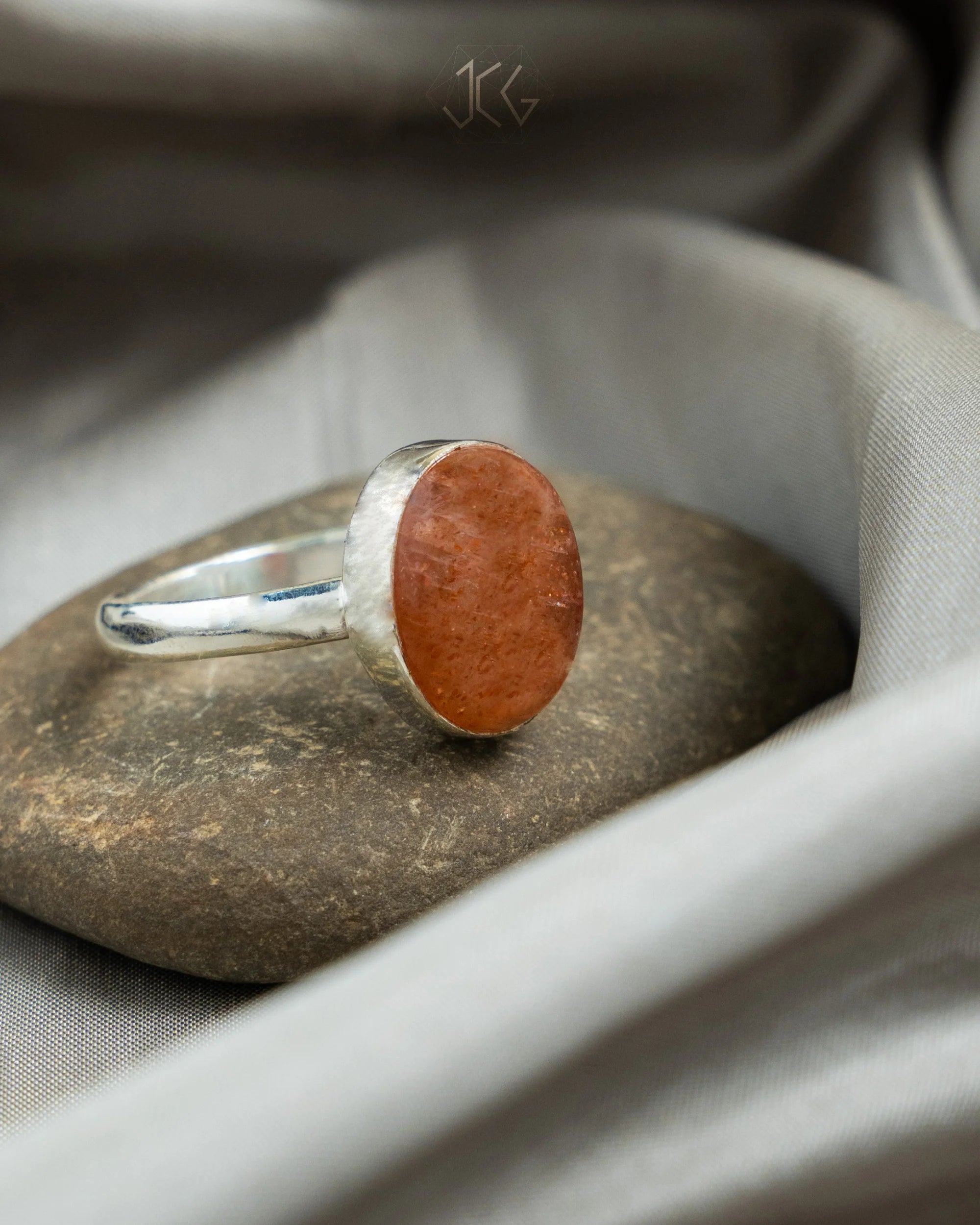 Sunstone Ring Jaipur Crystal Gems