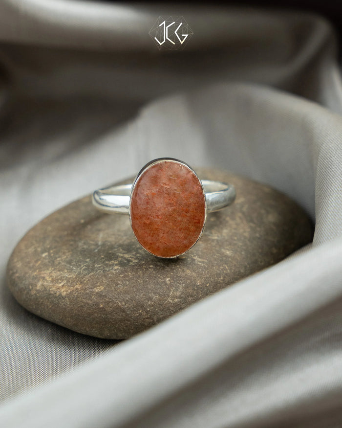 Sunstone Ring Jaipur Crystal Gems