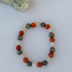 Taurus (Vrishabh) Zodiac Sign Bracelet 8mm