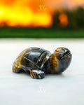 Yellow Tiger Eye Turtle - Jaipur Crystal Gems