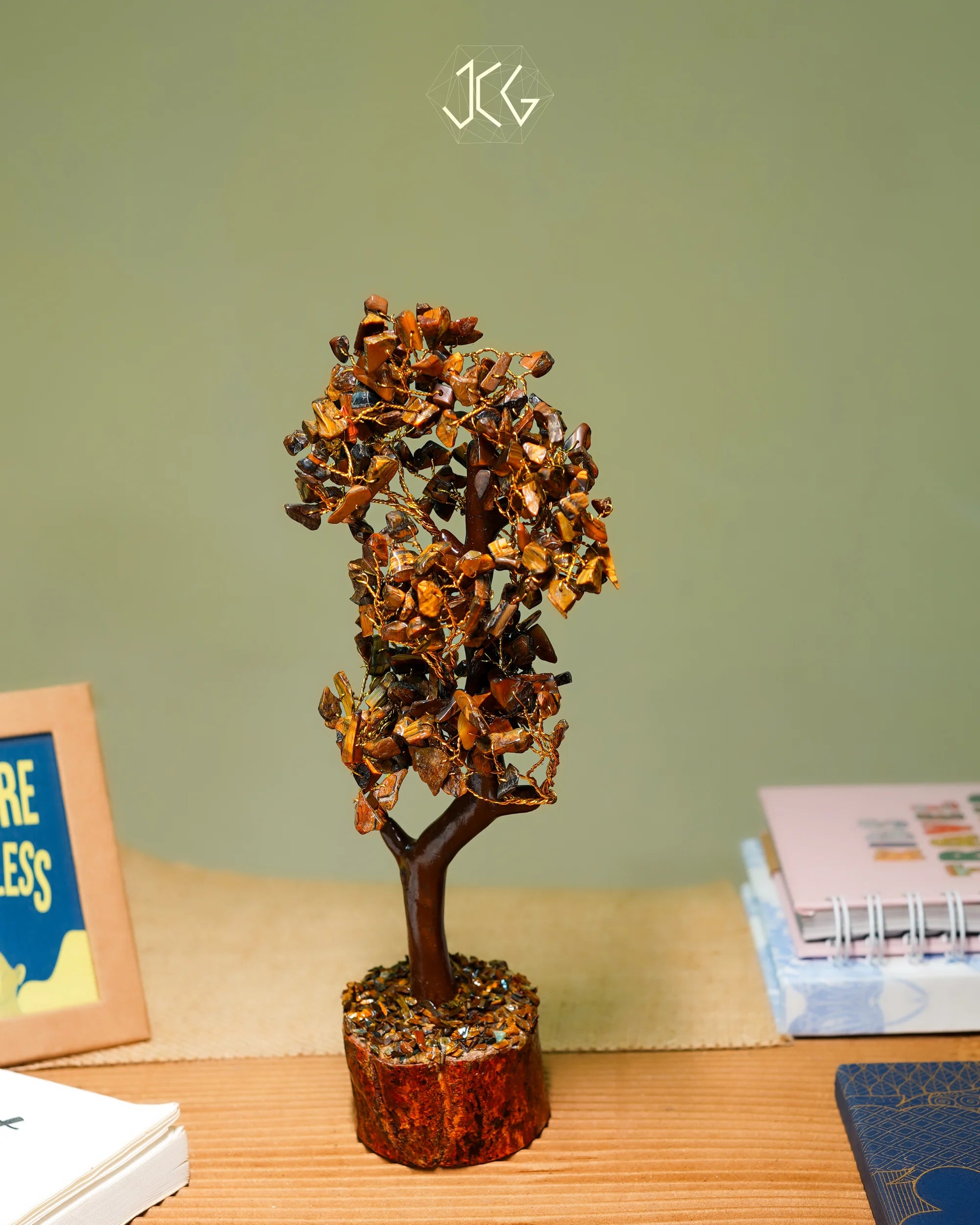Tiger Eye Tree Jaipur Crystal Gems