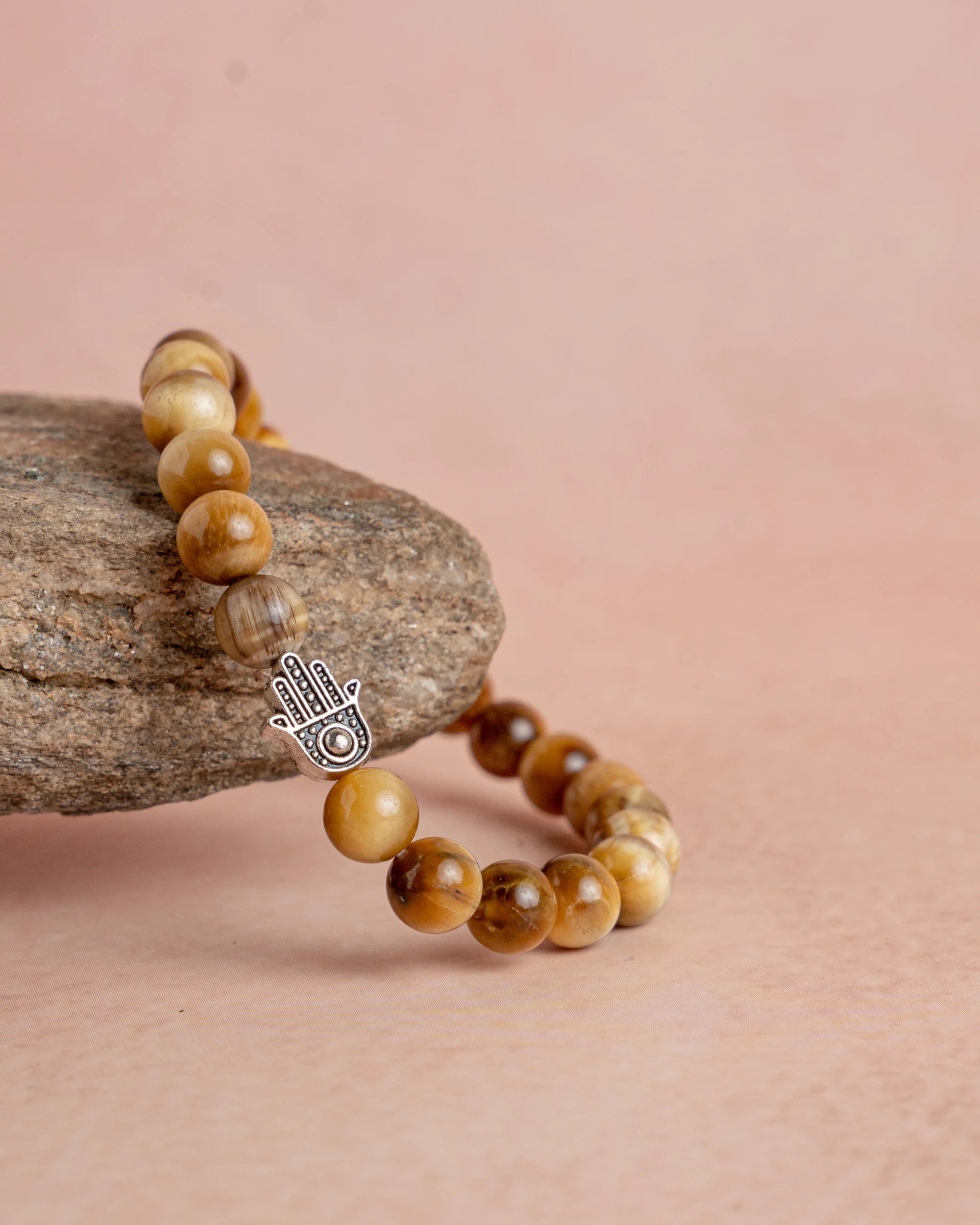 Yellow Catseye Bracelet - Jaipur Crystal Gems