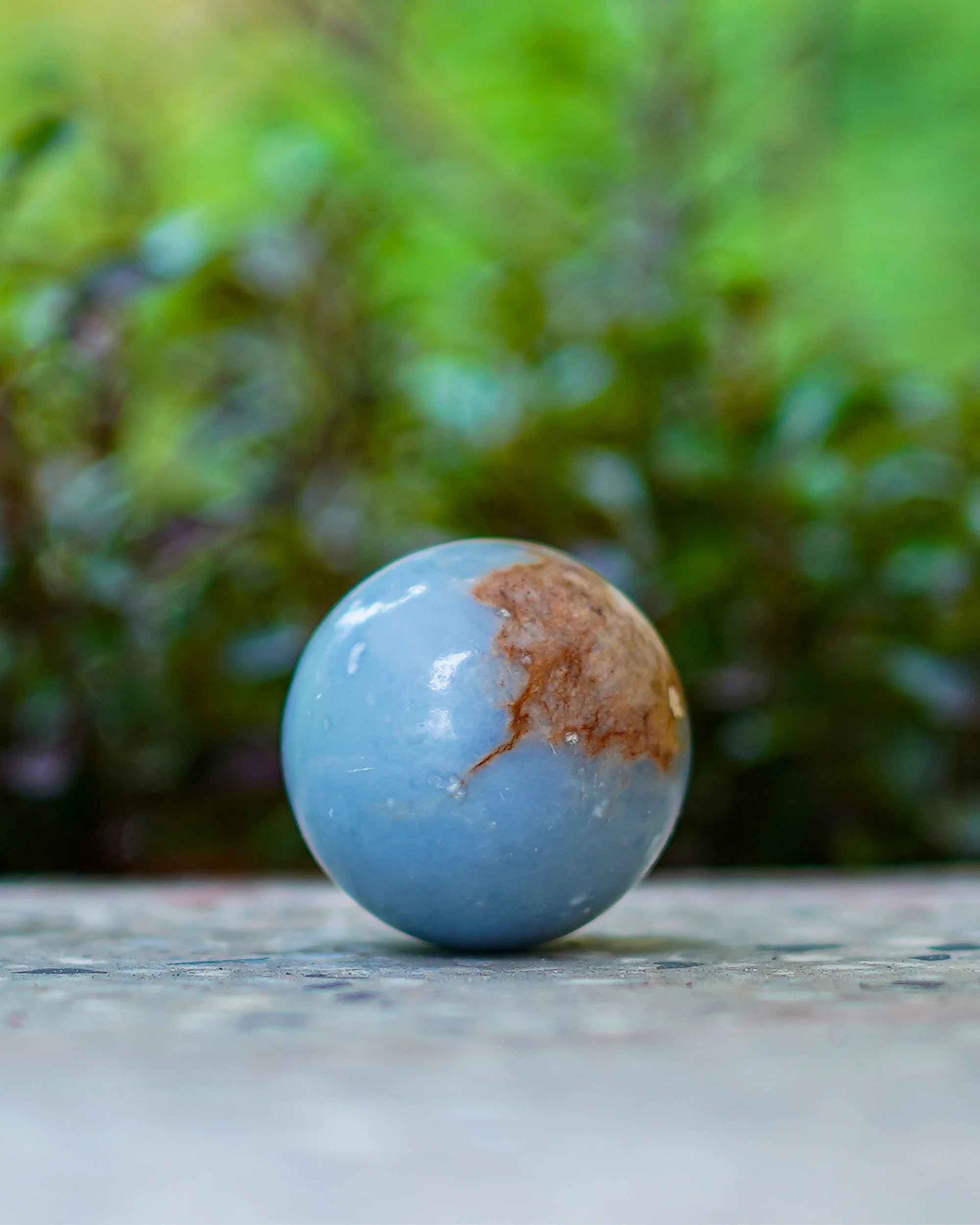 Angelite Sphere Jaipur Crystal Gems