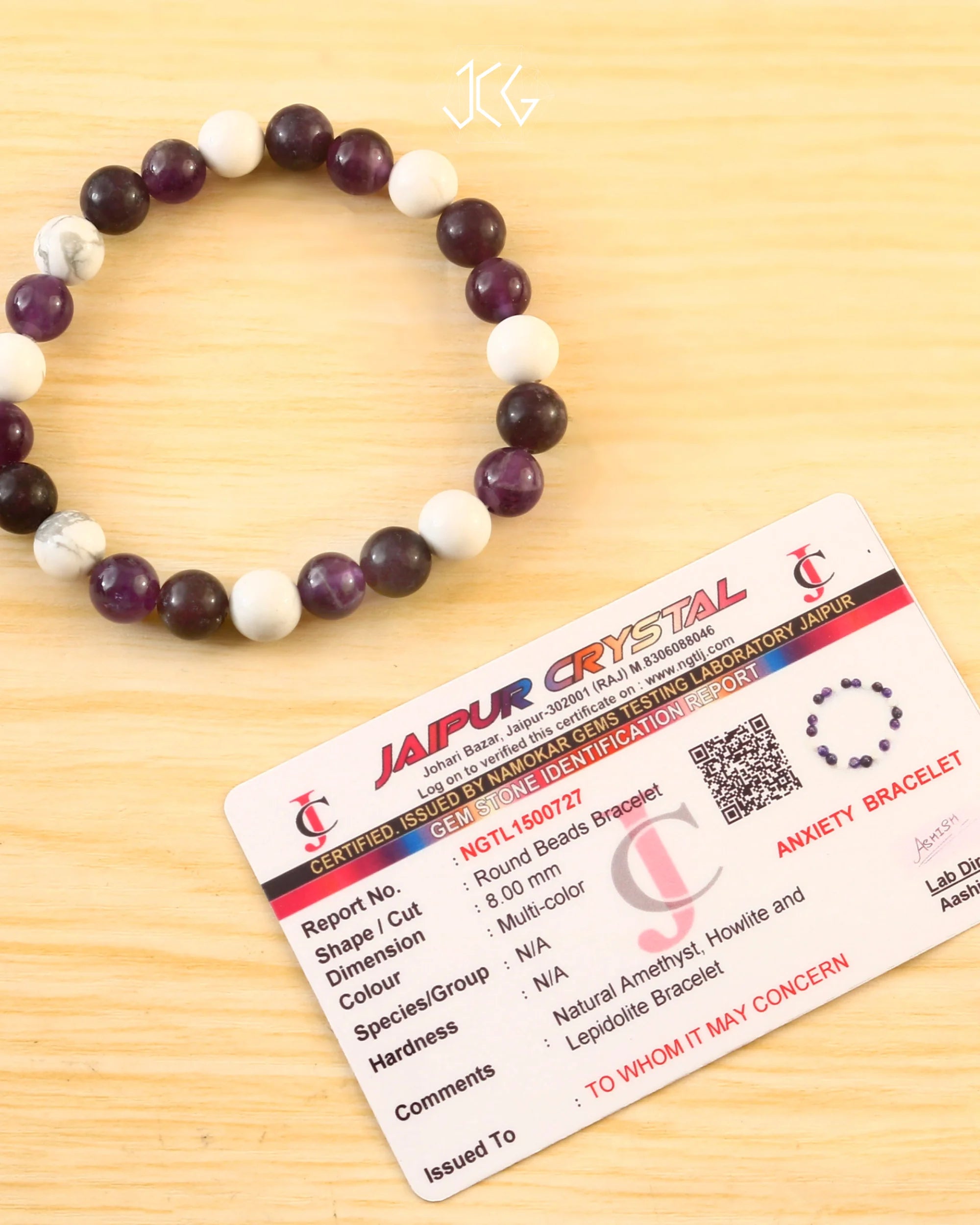 Anxiety Bracelet 8mm