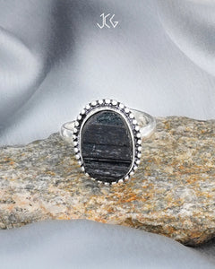 Black Tourmaline Ring