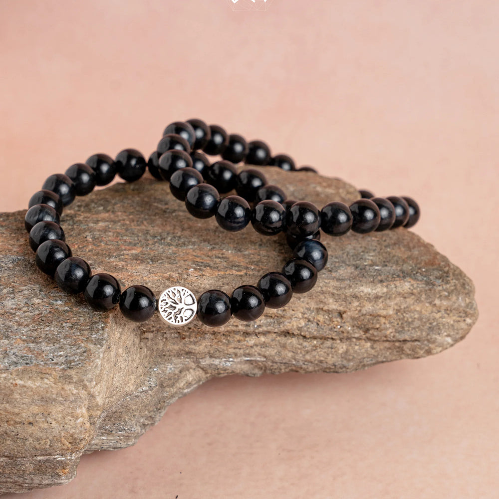 Blue Tiger Eye Bracelet - Jaipur Crystal Gems