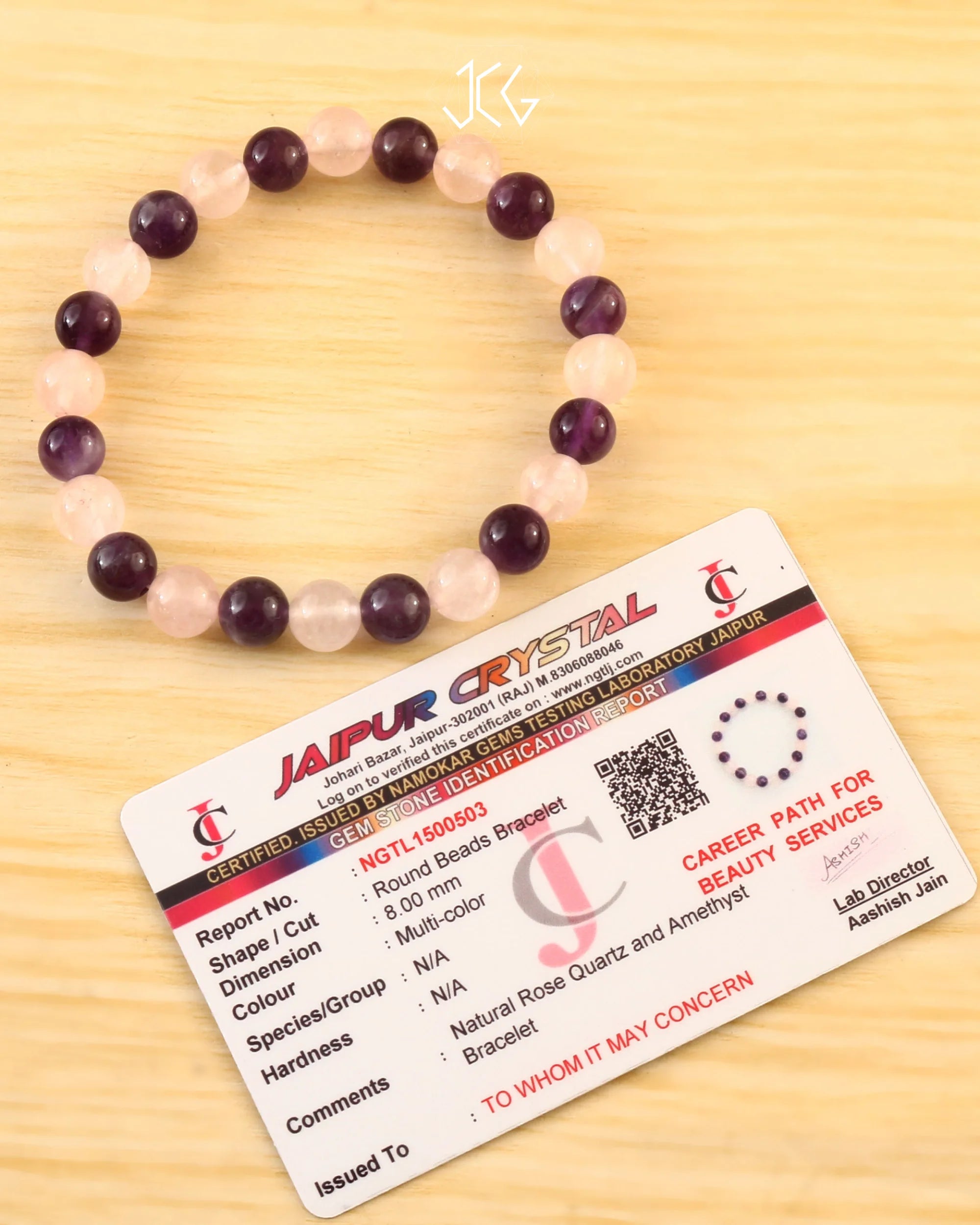 Career Path for Beauty Services Bracelet 8mm