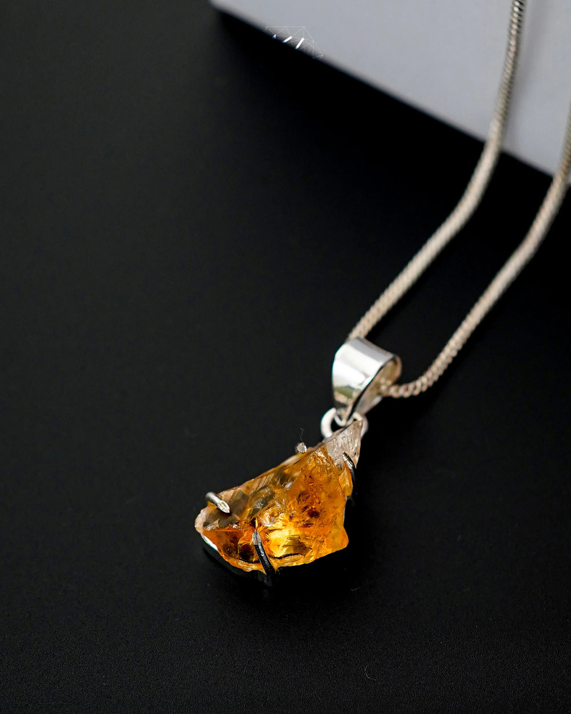 Citrine Pendant - Jaipur Crystal Gems