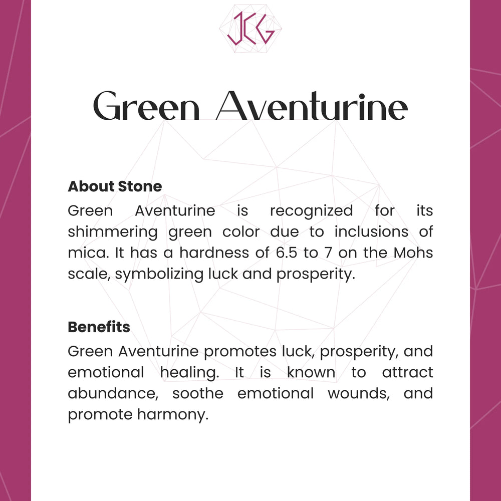 Green Aventurine Ganesha Jaipur Crystal Gems