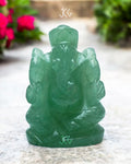 Green Aventurine Ganesha Jaipur Crystal Gems