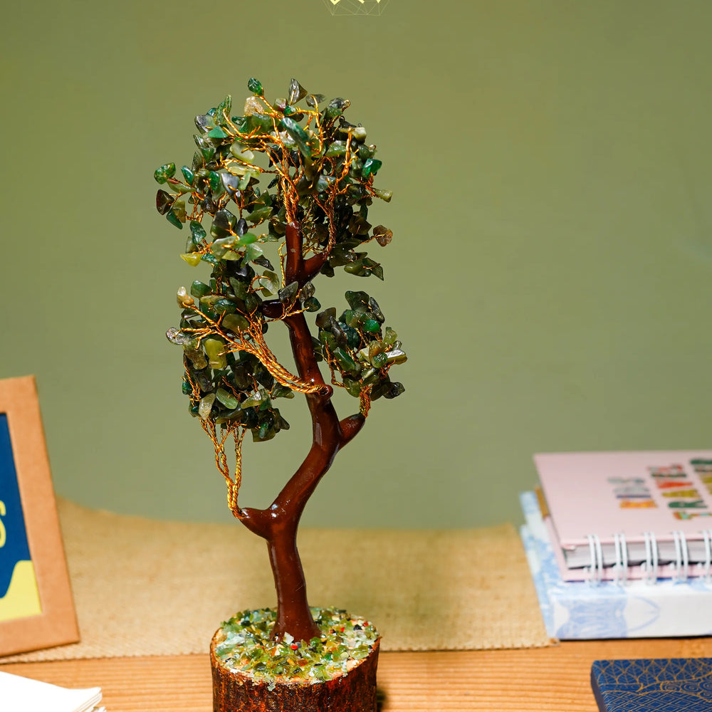 Green Jade Tree - Jaipur Crystal Gems