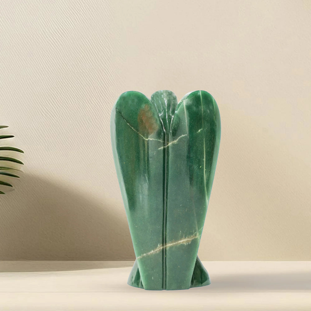 Green Jade Angel Jaipur Crystal Gems