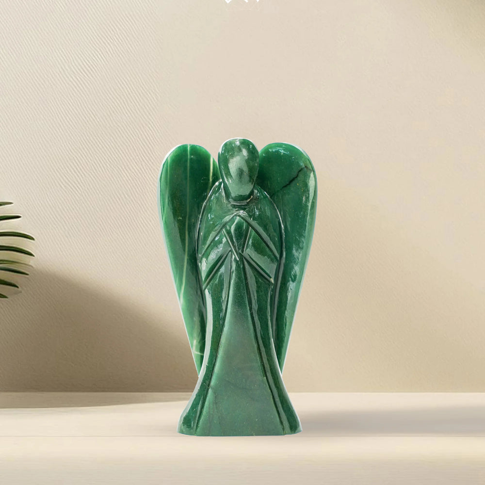 Green Jade Angel Jaipur Crystal Gems