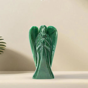 Green Jade Angel Jaipur Crystal Gems