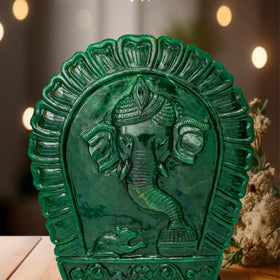 Green Jade Ganesha (Large) Jaipur Crystal Gems