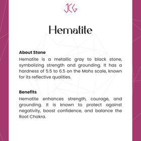 Hematite Bracelet - Jaipur Crystal Gems