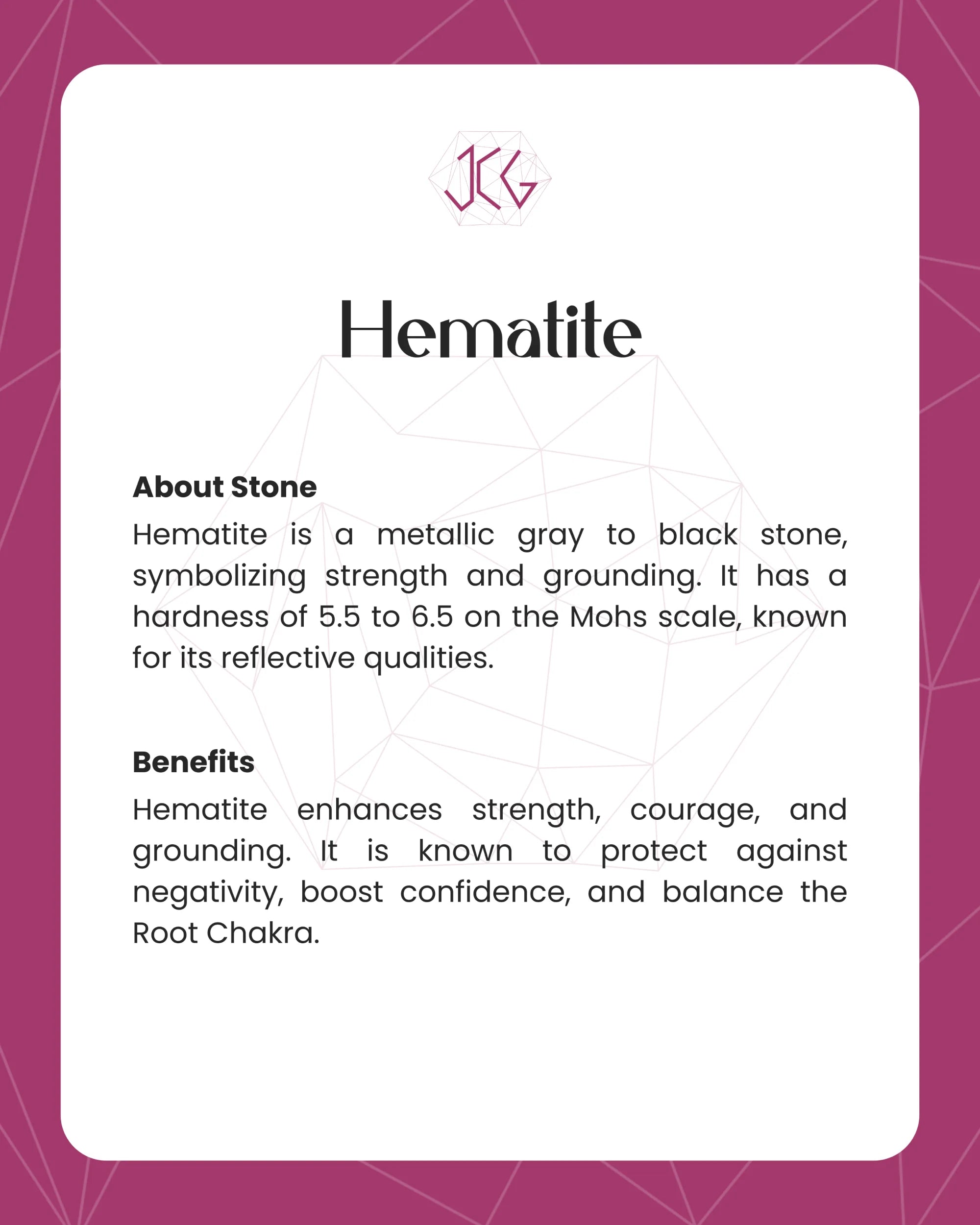 Hematite Bracelet - Jaipur Crystal Gems