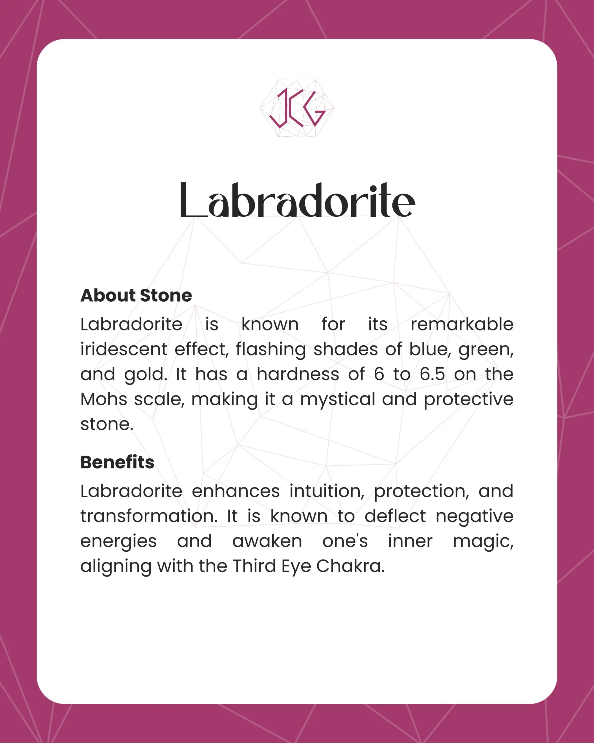 Labradorite Ring - Jaipur Crystal Gems