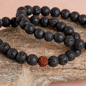 Lava Stone Bracelet Jaipur Crystal Gems