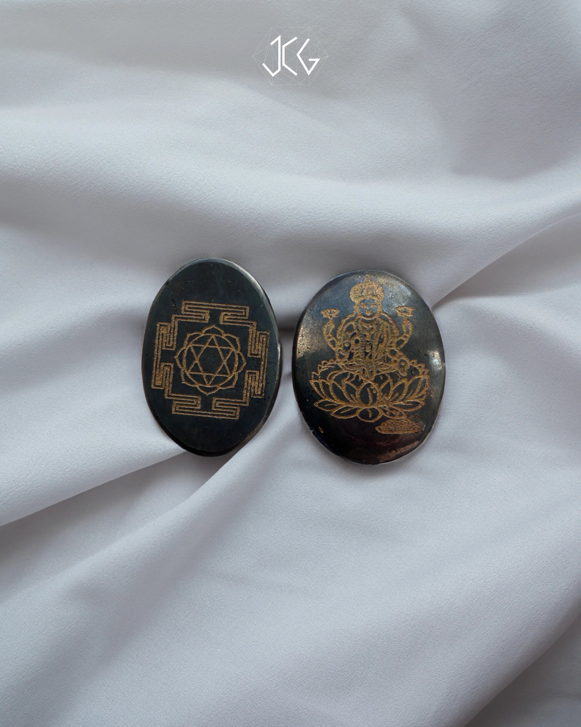 Pyrite Laxmi Zibu Coin - Jaipur Crystal Gems