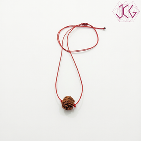 5 Mukhi Rudraksha Pendant in Adjustable Red Thread