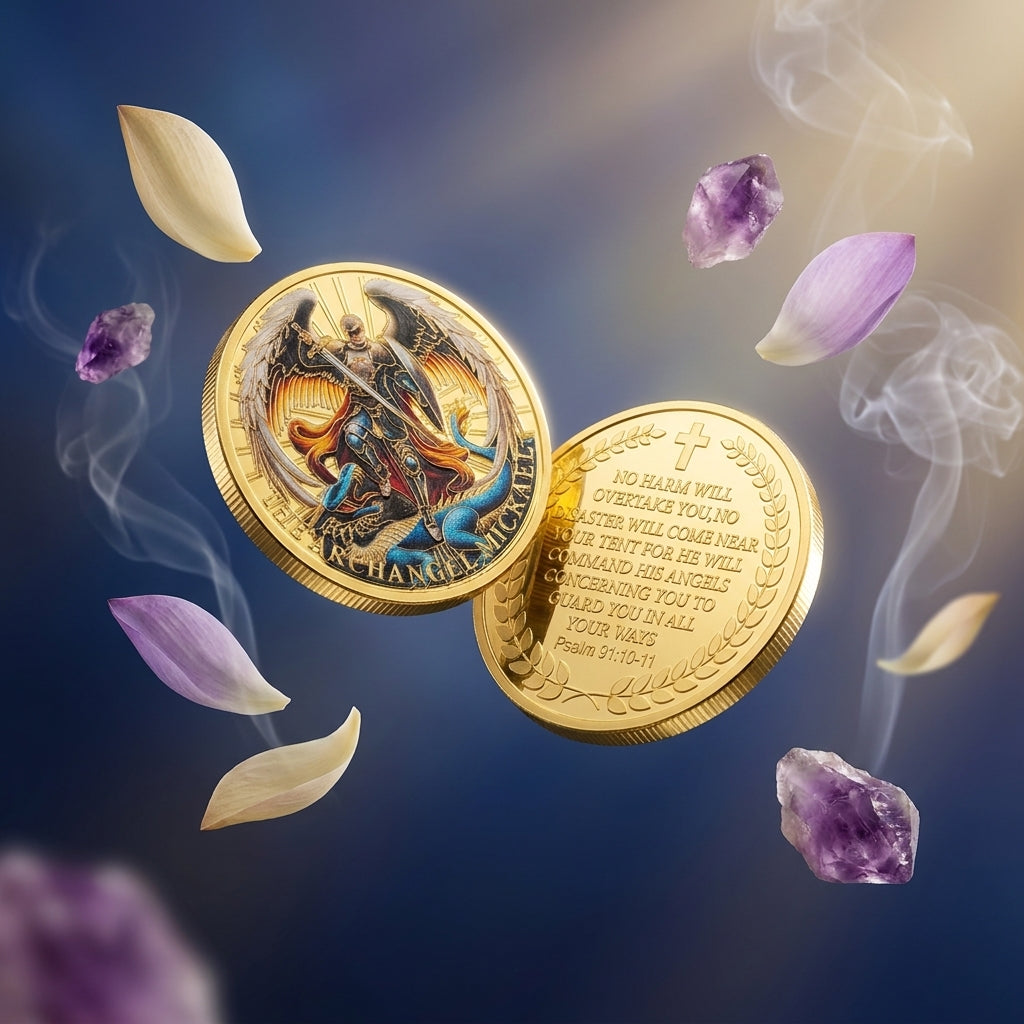 Archangel Michael Protection Coin