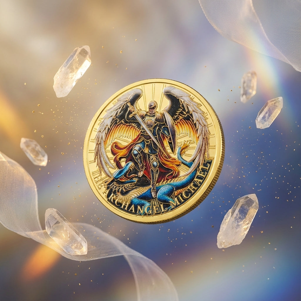Archangel Michael Protection Coin