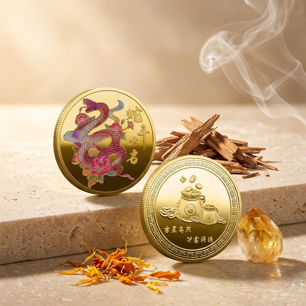 Snake Zodiac Wealth & Prosperity Coin