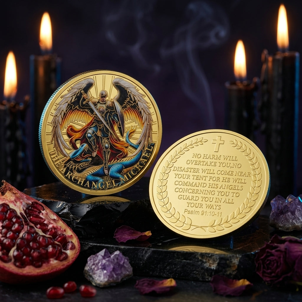 Archangel Michael Protection Coin