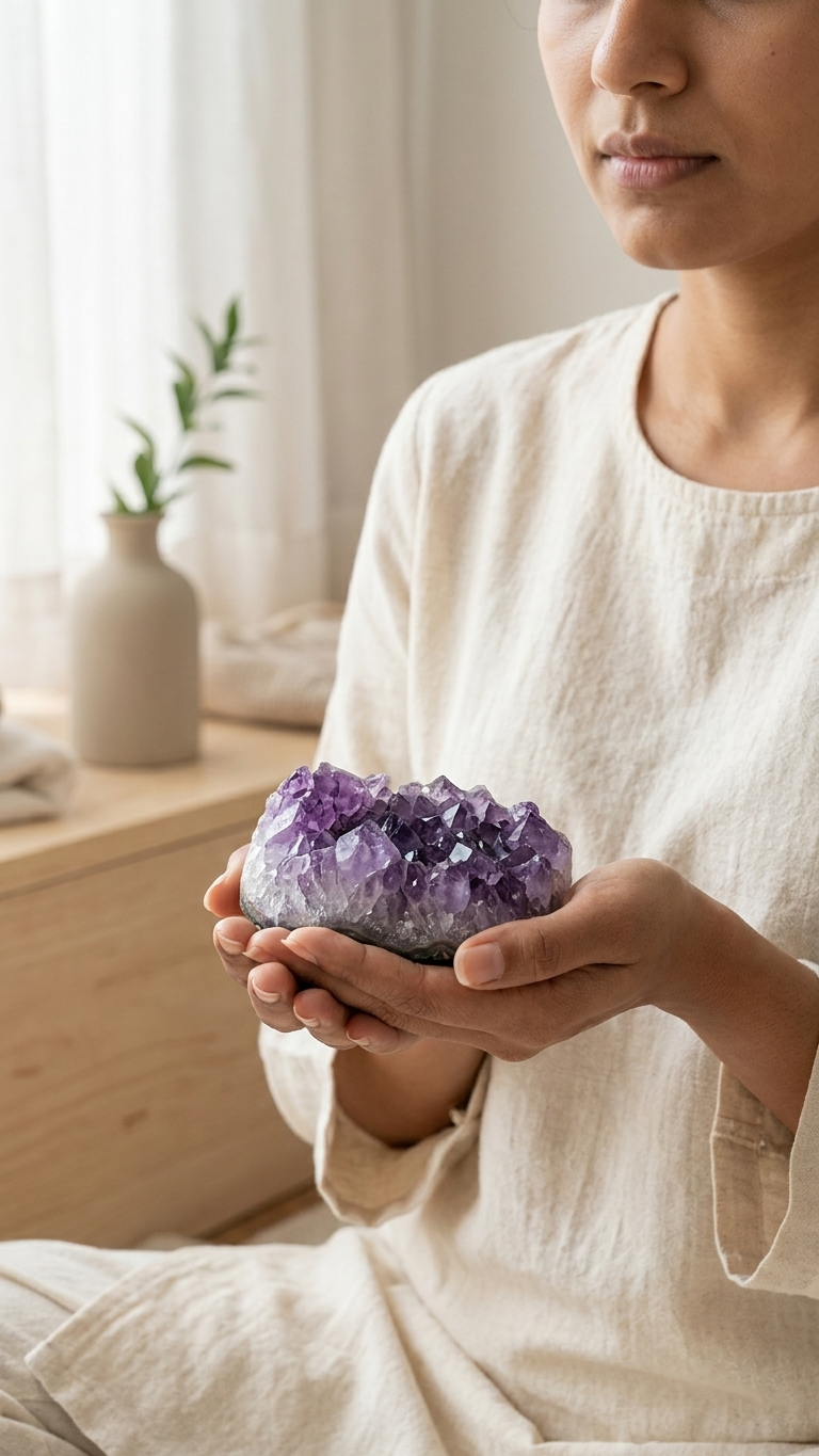 Natural Amethyst Crystal Cluster (With Certificate) | 440g