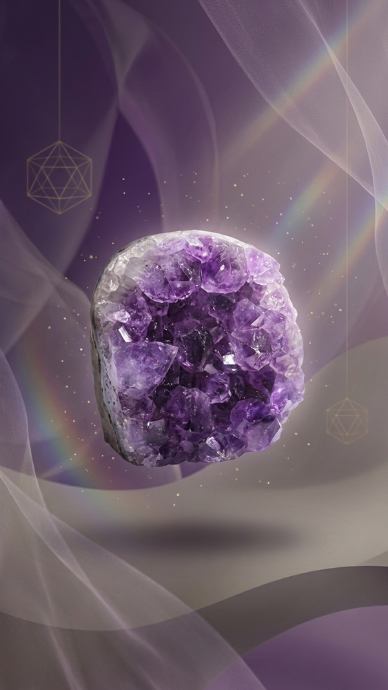 Natural Amethyst Crystal Cluster (With Certificate) | 440g