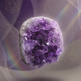 Natural Amethyst Crystal Cluster (With Certificate) | 440g