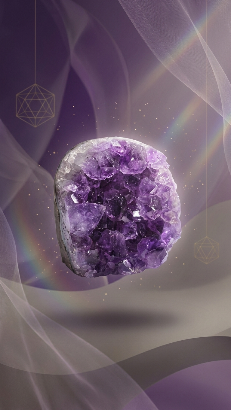 Natural Amethyst Crystal Cluster (With Certificate) | 440g
