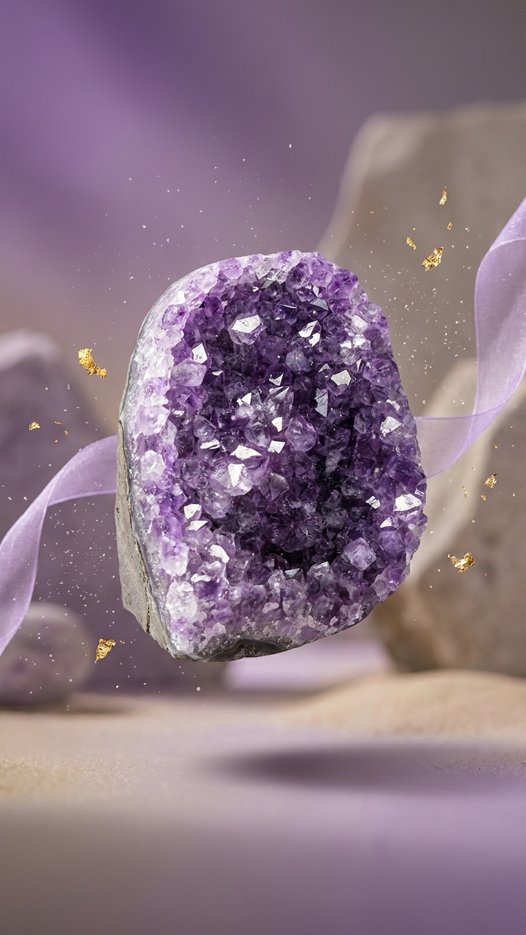Natural Amethyst Crystal Cluster (With Certificate) | 406g