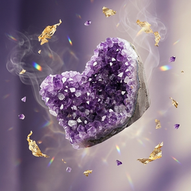Natural Amethyst Crystal Cluster (With Certificate) | 469g