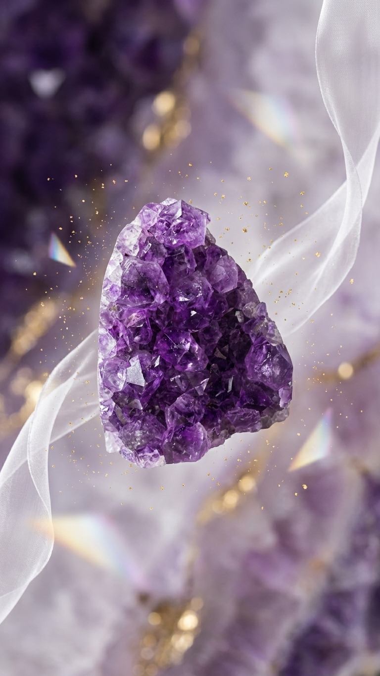Natural Amethyst Crystal Cluster (With Certificate) | 434g