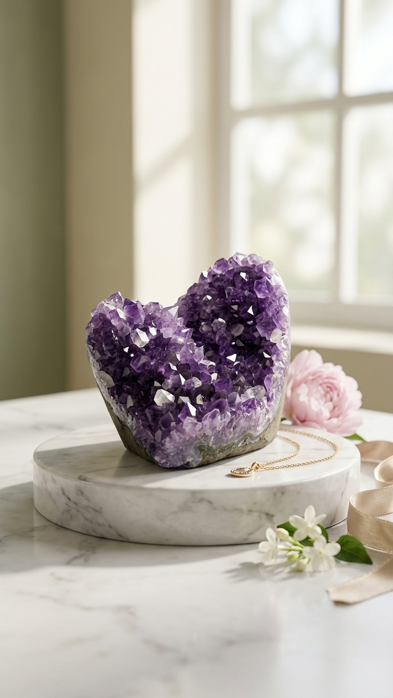 Natural Amethyst Crystal Cluster (With Certificate) | 469g
