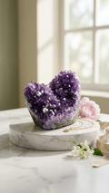 Natural Amethyst Crystal Cluster (With Certificate) | 469g