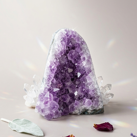 Natural Amethyst Crystal Cluster (With Certificate) | 414g
