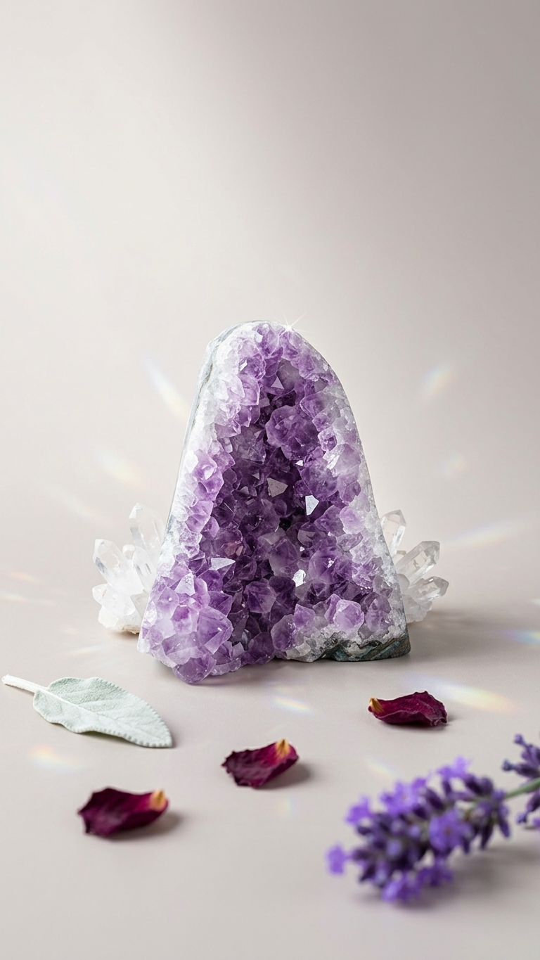 Natural Amethyst Crystal Cluster (With Certificate) | 414g