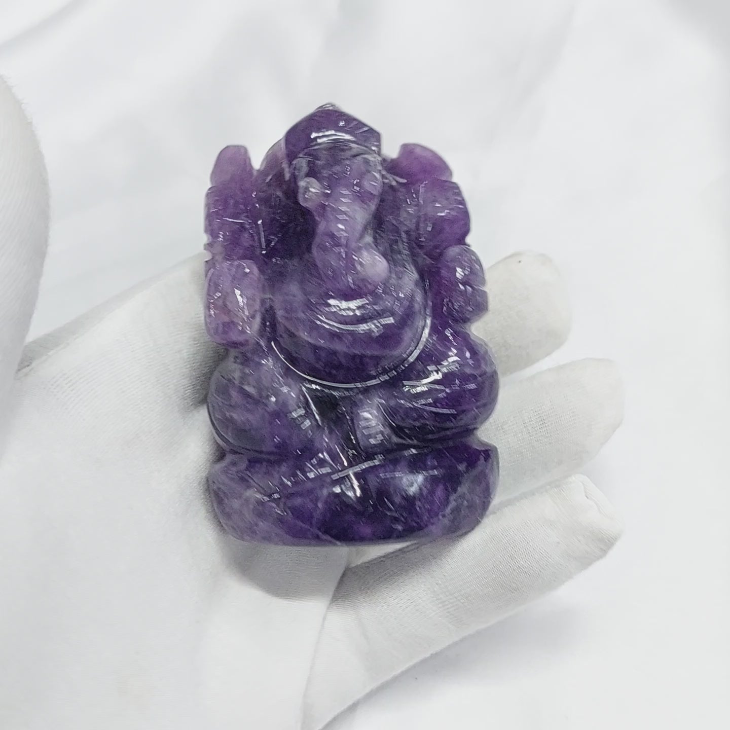 NATURAL AMETHYST BIG GANESH