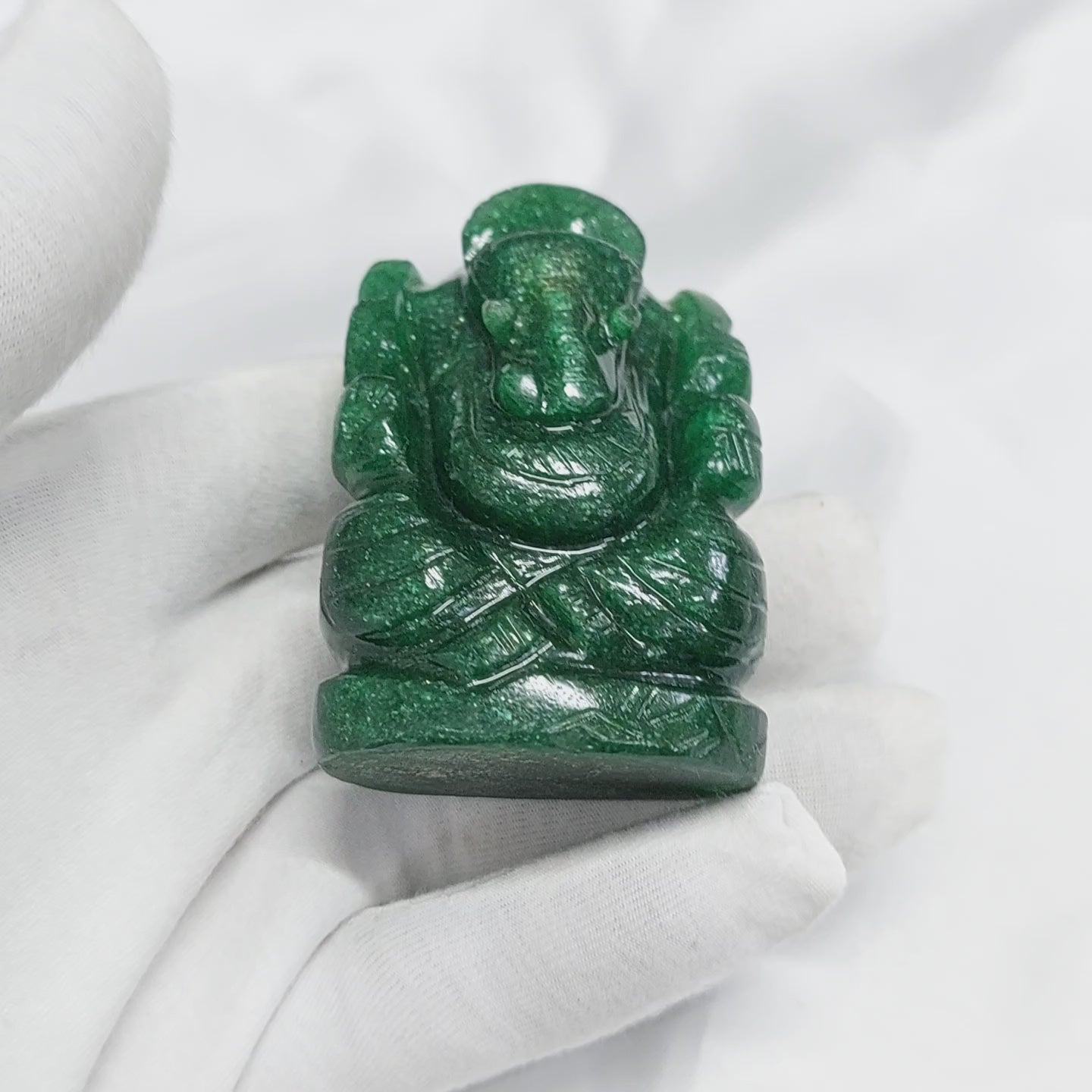 GREEN JADE LORD  GANESH
