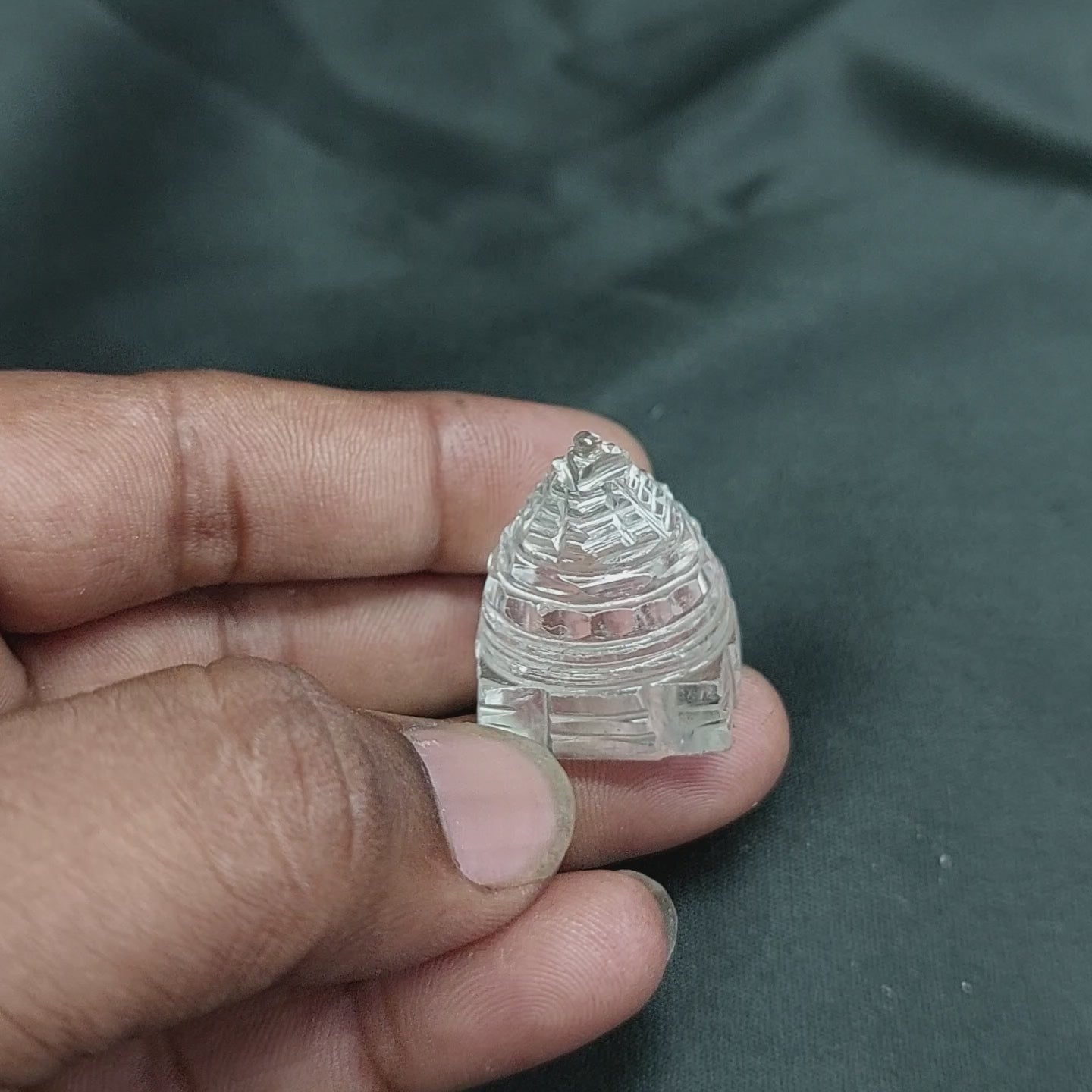 CLEAR QUARTZ SHREEYANTRA