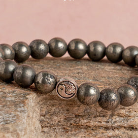 Pyrite Bracelet - Jaipur Crystal Gems